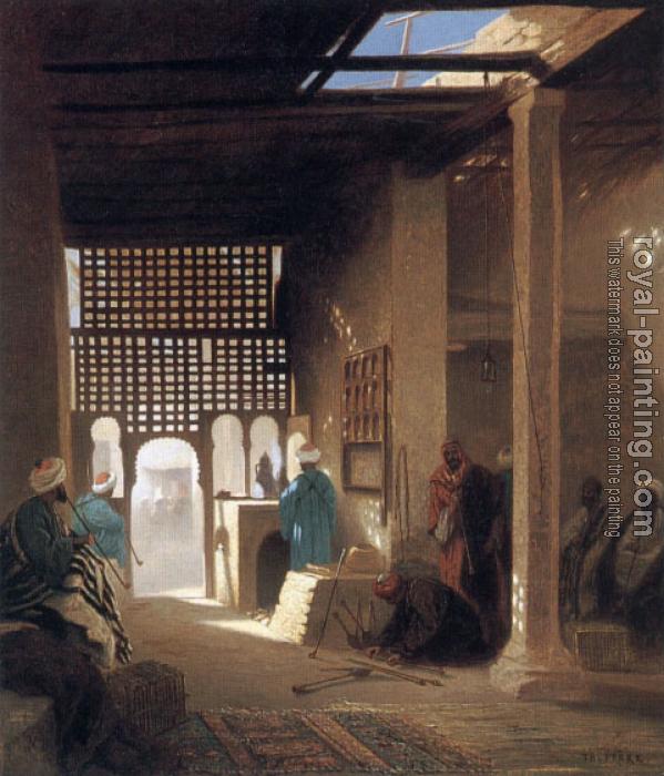 Charles Theodore Frere : Interior of a Moorish Cafe